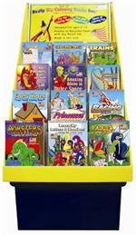 Travel Tablet Coloring Book Display